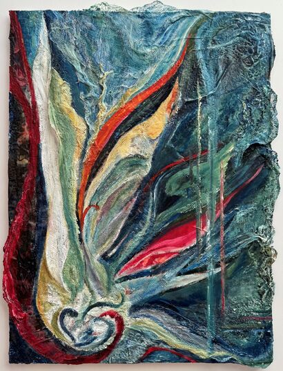 Satan and the Pope - a Paint Artowrk by M E Klesse